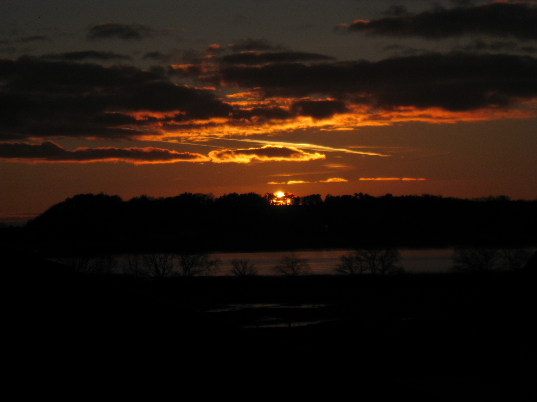 Sonnenuntergang in Sellin